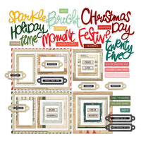 Basics, Mistletoe And Memories - 49 And Market Chipboard Set