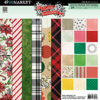 Mistletoe And Memories - 49 And Market Paper Pad 12"X12" 24/Pkg