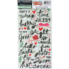 Mistletoe And Memories - 49 And Market Puffy Stickers