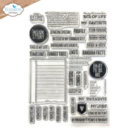 About Me - Elizabeth Craft Stamp Set