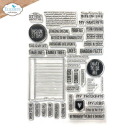 About Me - Elizabeth Craft Stamp Set
