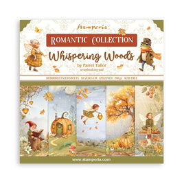 Whispering Woods - Stamperia Scrapbooking Pad 12"x12" 10/Pkg