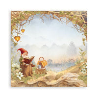 Whispering Woods -Stamperia Single-Sided Paper Pad 8"X8" 22/Pkg