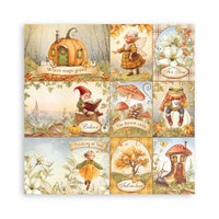 Whispering Woods -Stamperia Single-Sided Paper Pad 8"X8" 22/Pkg