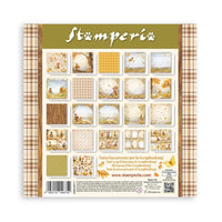 Whispering Woods -Stamperia Single-Sided Paper Pad 8"X8" 22/Pkg