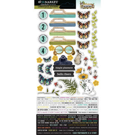 Curiosities In Willow Grove - 49 And Market Cardstock Stickers