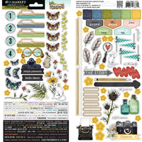 Curiosities In Willow Grove - 49 And Market Cardstock Stickers
