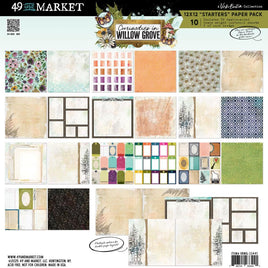 Curiosities In Willow Grove - 49 And Market Starters Collection Pack 12"X12"
