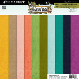 Curiosities In Willow Grove - 49 And Market Staples Pack 12"X12"