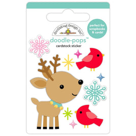 Deer Friends - Doodlebug Doodle-Pops 3D Stickers