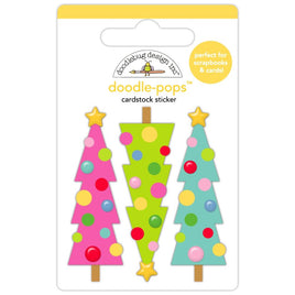 Merry & Bright - Doodlebug Doodle-Pops 3D Stickers