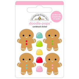 Jolly Gingers - Doodlebug Doodle-Pops 3D Stickers