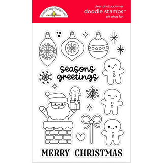 Oh What Fun - Doodlebug Clear Doodle Stamps