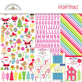 Oh What Fun - Doodlebug Essentials Page Kit 12"X12"