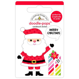 Hello Santa - Doodlebug Doodle-Pops 3D Stickers