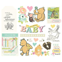 Classic Pooh Baby - Simple Stories Big Bits & Pieces Die Cuts 18/Pkg