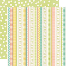Simple Adorable - Simple Stories Pooh Baby Double-Sided Cardstock 12"x12"