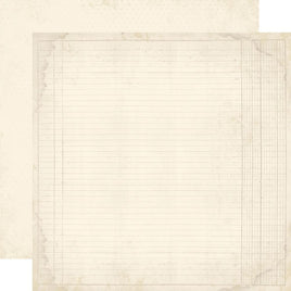Magnolia - Simple Stories Vintage Junk Double-Sided Cardstock 12"x12"