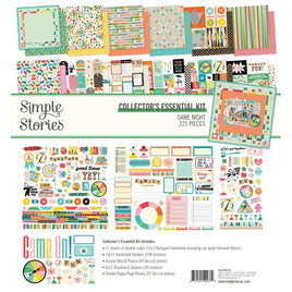 Game Night - Simple Stories Collector's Essential Kit 12"x12"