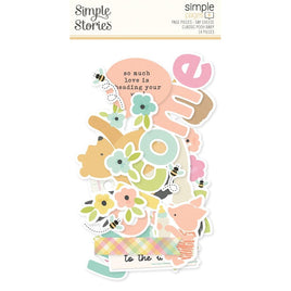 Classic Pooh Baby - Simple Stories Simple Page Pieces Die Cuts 14/Pkg