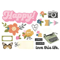 Take Note - Simple Stories Simple Page Pieces Die Cuts 17/Pkg