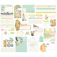 Classic Pooh Baby - Simple Stories Journal Bits & Pieces Die Cuts 40/pkg