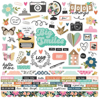 Take Note - Simple Stories Cardstock Stickers 12