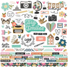 Take Note - Simple Stories Cardstock Stickers 12"x12"