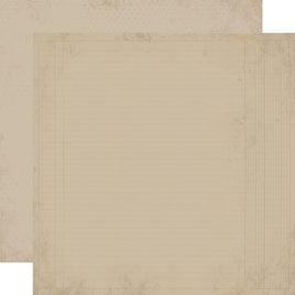 Willow - Simple Stories Vintage Junk Double-Sided Cardstock 12"x12"