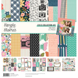 Take Note - Simple Stories Double-Sided Cardstock Collection 12"x12"