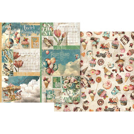March & April - Journaling Through Time Double-Sided Cardstock 12"X12"