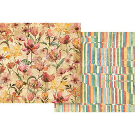 Wild Flowers - Journaling Through Time Double-Sided Cardstock 12"X12"