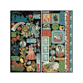 Wonder Of Oz - Graphic 45 Sticker Set