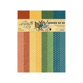 Wonder Of Oz - Graphic 45 Patterns & Solids Collection Pack 8.5"X11"