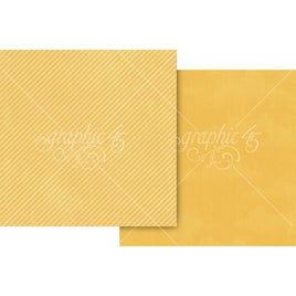 Brick Road Yellow Pattern - Graphic 45 Wonder Of OZ Double-Sided Cardstock 12"X12"