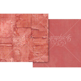 Flamingo Pink Pattern - Journaling Through Time Double-Sided Cardstock 12"X12"