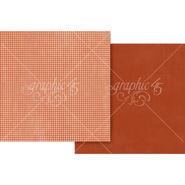 Poppy Red Pattern - Graphic 45 Wonder Of OZ Double-Sided Cardstock 12"X12"