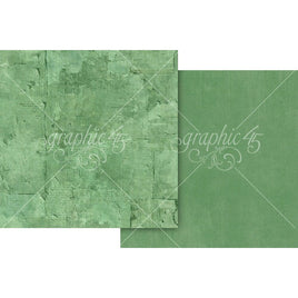 Leaf Green Patterns - Journaling Through Time Double-Sided Cardstock 12"X12"