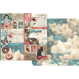 September & October - Journaling Through Time Double-Sided Cardstock 12"X12"