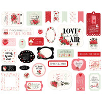 Be Mine - Carta Bella Cardstock Ephemera