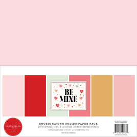 Be Mine -Carta Bella Solids Collection Kit 12"X12"