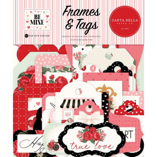 Be Mine - Carta Bella Frames & Tags Ephemera