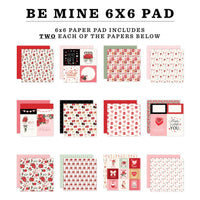 Be Mine - Carta Bella Double-Sided Paper Pad 6"X6"