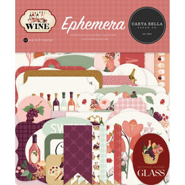 Wine - Carta Bella Cardstock Ephemera