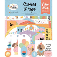 Party Animal - Echo Park Frames & Tags Cardstock Ephemera