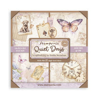 Quiet Days - Stamperia Single-Sided Paper Pad 8"X8" 22/Pkg