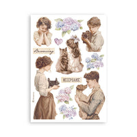 Quiet Days - Stamperia A5 Washi Pad 8/Pkg