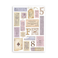 Quiet Days - Stamperia A5 Washi Pad 8/Pkg