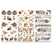 Nostalgic Memories - 49 And Market Blendable Rub-On Transfer Set 6"X12"