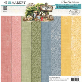 Whispering Way - 49 And Market Solid Collection Pack 12"X12"